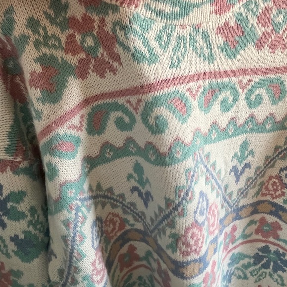 Patterned Multicolor Sweater - Picture 3 of 4